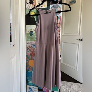 Purple a-line dress!